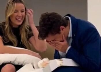 Nikolas Ferreira e sua esposa, Lívia Bergamim, anunciam que estão à espera do primogênito