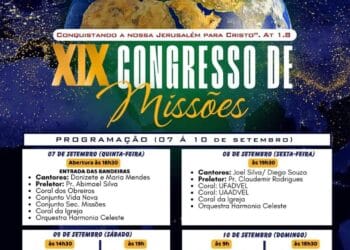 Vem aí! Grande XIX Congresso Missões Participe!
