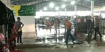 Ventos causam estragos na rodoviária da Capital; veja vídeo