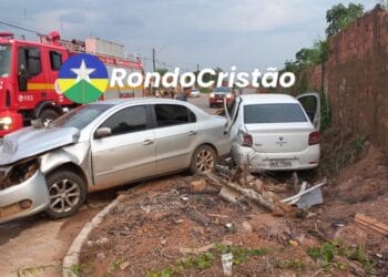 Falta de sinalização causa acidente e deixa três pessoas feridas em Porto Velho