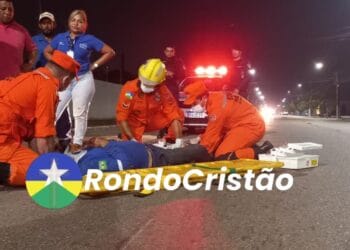 Colisão entre motocicletas deixa feridos na região central de Porto Velho