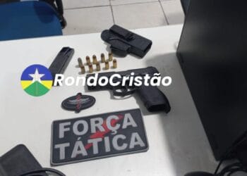 AEROCLUBE: Homem com mandado de prisão válido até 2040 é preso por porte ilegal de arma