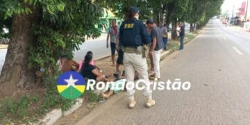 VÍDEO: Acidente na Avenida Imigrantes deixa mulher gravemente ferida após colisão com motocicleta