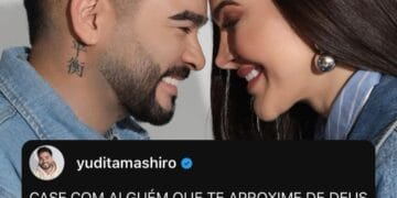 Mila Braga, esposa de Yudi, revela a importância do testemunho de seu marido para sua conversão
