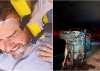 ORAÇÃO: Cantor Zé Neto sofre grave acidente de carro e assessoria pede orações