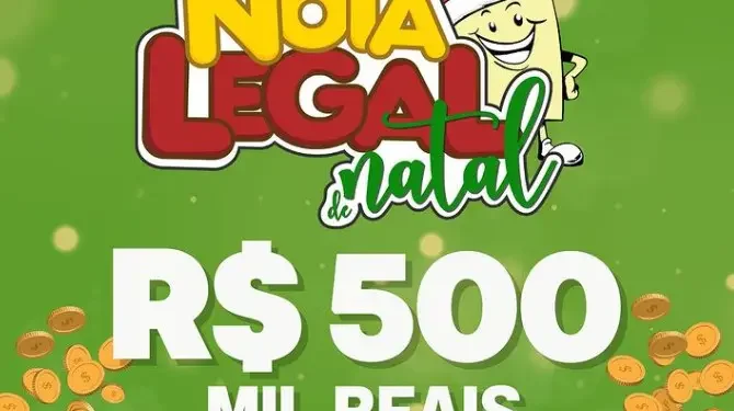 O Programa Nota Legal Rondoniense realizará o “Sorteio de Natal” com um total de meio milhão em prêmios.