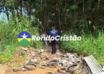 BRUTAL: Corpo carbonizado é encontrado na Estrada da Penal em Porto Velho
