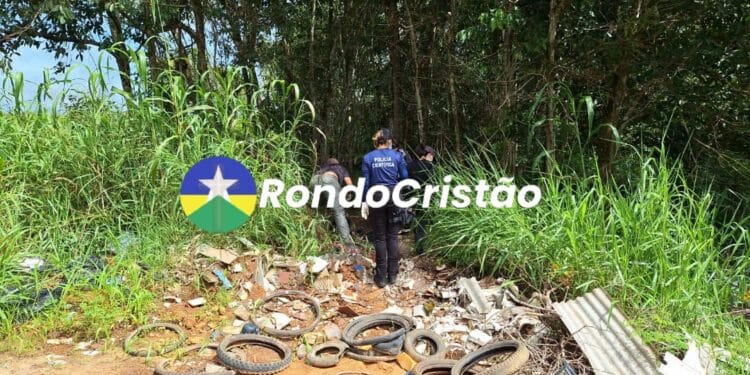 BRUTAL: Corpo carbonizado é encontrado na Estrada da Penal em Porto Velho