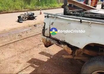 VÍDEO: Após roubo ladrão sofre acidente e é preso em Porto Velho