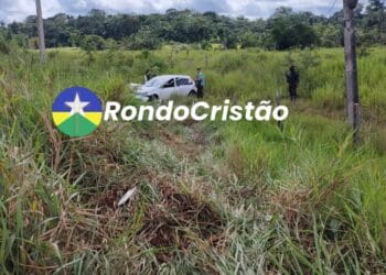 Capotamento deixa três feridos na Estrada da Penal em Porto Velho