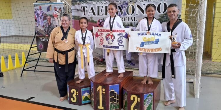 Equipe de taekwondo do Programa Talentos do Futuro conquista 1º lugar na Taça Cidade de Porto Velho