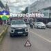 Motociclista bater na traseira de caminhonete e desmaia no Centro de Porto Velho