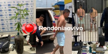 NO RESIDENCIAL: Dois acusados são presos com armas, droga e muda de maconha