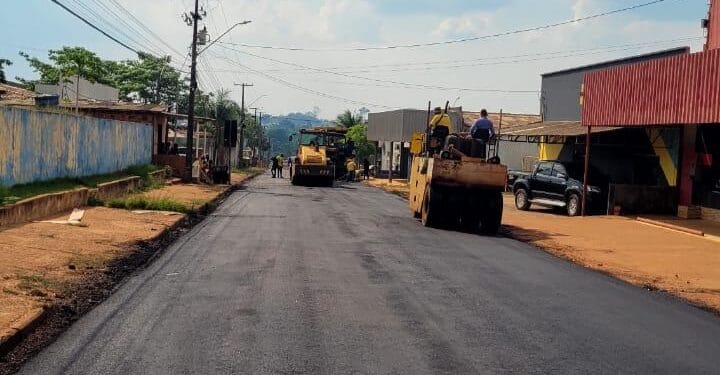 Solicitação do Vereador Márcio Pacele Atende Distrito de Extrema com Recapeamento das Ruas