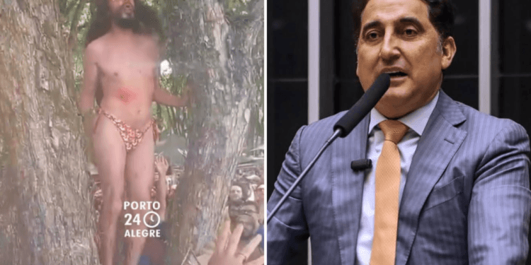 Deputado aciona MP contra performance de “Jesus crucificado” por vilipêndio religioso