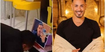 Pastor ora prostrado diante da foto de Carlinhos Maia e revolta evangélicos