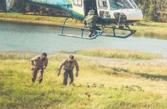 Colaboração: Estado de Mato Grosso é o primeiro a reforçar segurança em Rondônia com helicóptero e apoio terrestre