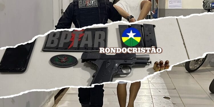 Polícia Militar prende homem com pistola furtada em Porto Velho