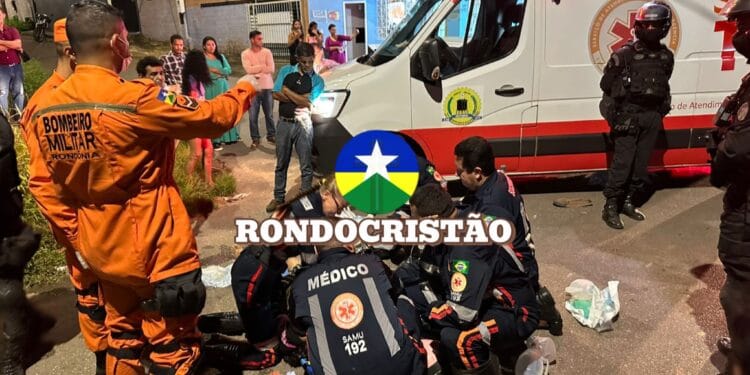 Mulher morre em grave acidente entre carro e moto em Porto Velho