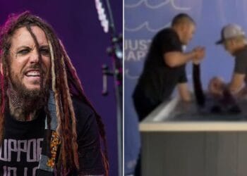 Guitarrista da banda ‘Korn’ comemora batismo da mãe aos 83 anos: ‘Deus a direcionou’