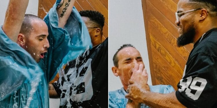 Ex-presidiário volta à prisão para pregar e batiza 31 homens