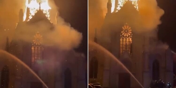 Ataques com incêndios em igrejas francesas aumentaram 30% em 2024