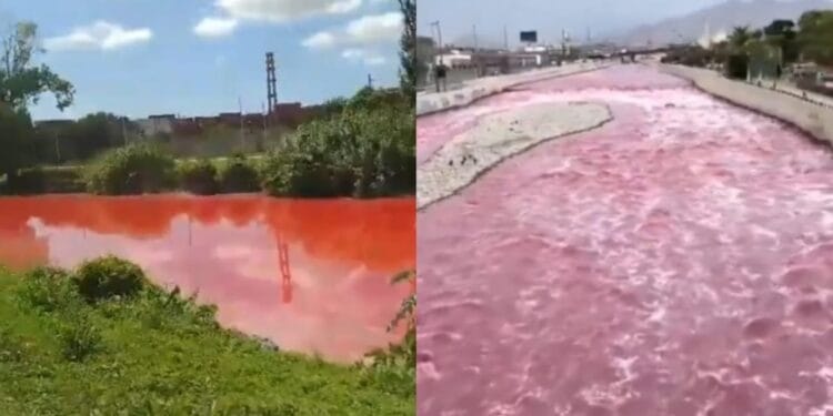Rios ficam em cor de sangue na Argentina e Peru e lembram praga bíblica