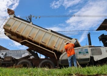 Obras de pavimentação na RO-370 em Corumbiara, são iniciadas pelo governo de RO