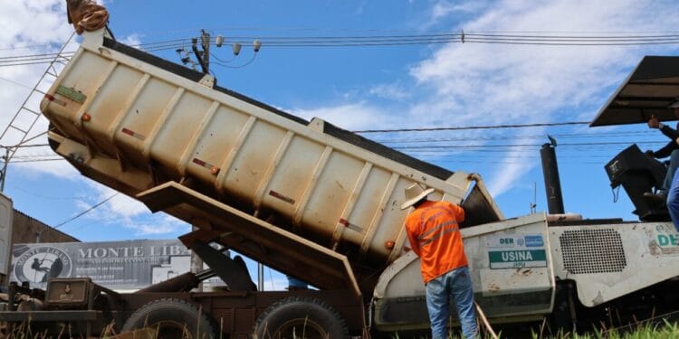 Obras de pavimentação na RO-370 em Corumbiara, são iniciadas pelo governo de RO