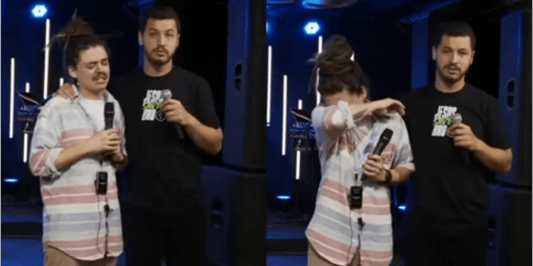 Tradutor ‘desaba’ em lágrimas e se converte durante ministração