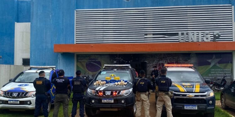 Operação conjunta entre PM, PC e PRF apreende cerca de 30kg de droga em Cujubim
