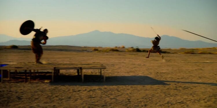 vídeo mostra cena inédita da luta contra Golias