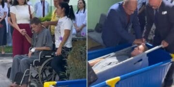 Paciente em cuidados paliativos é batizado em hospital