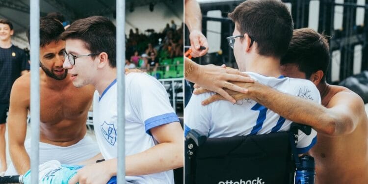 Campeão de Beach Tennis ora por atleta paraolímpico: “O principal é levar o amor de Jesus”