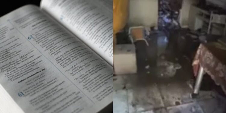 Bíblia fica intacta após incêndio em casa na BA: “Nem o fogo apaga a Palavra”