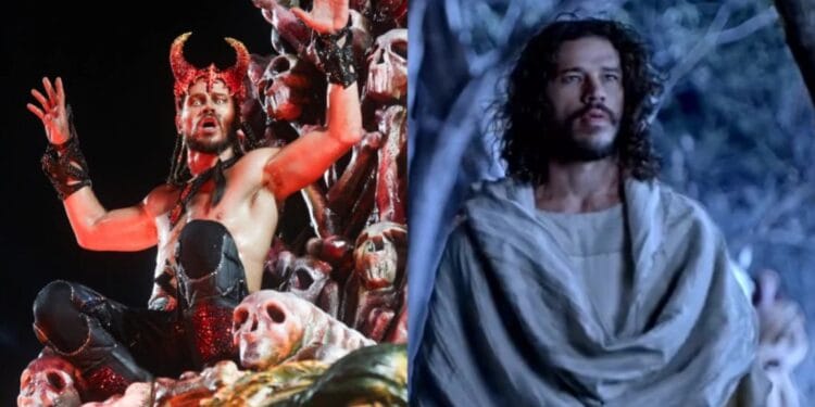 Ator que fará Jesus na Páscoa desfilou como diabo no carnaval