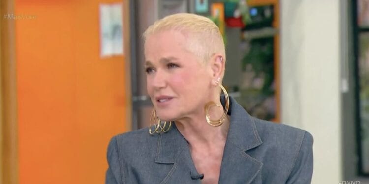 Xuxa exibe brinco com 666 em anúncio de álbum para crianças