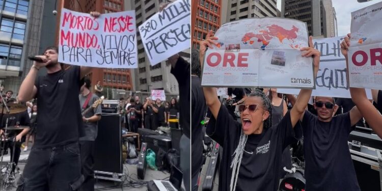Cristãos protestam pela Igreja Perseguida na Avenida Paulista: “O Evangelho não irá parar”
