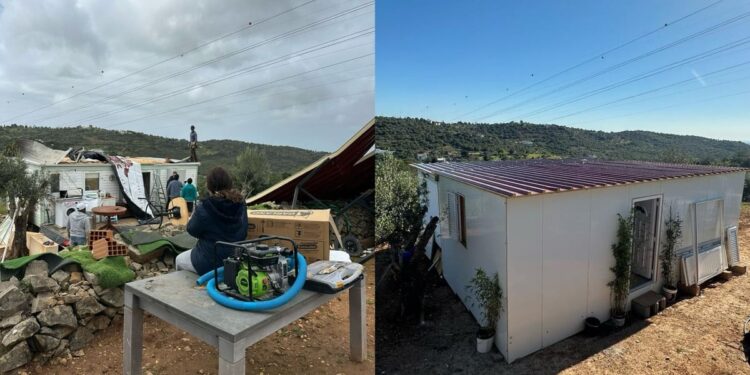 Após tempestade, igreja levanta ofertas em horas e reconstrói casa de membros