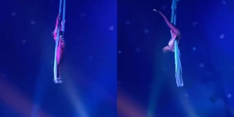 Desesperador: acrobata despenca de 6 metros durante apresentação em circo; veja o vídeo