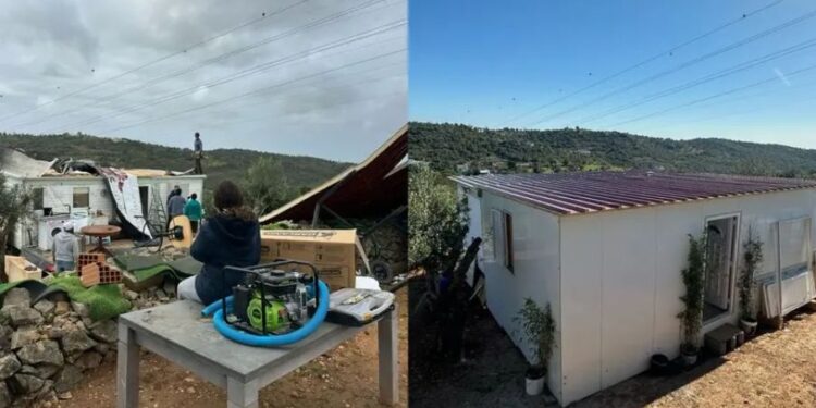 Tempestade destrói casa, mas igreja mobiliza fiéis em socorro