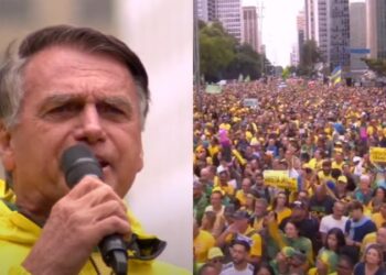 “Se acham que vou desistir, que vou fugir, estão muito enganados” diz Bolsonaro