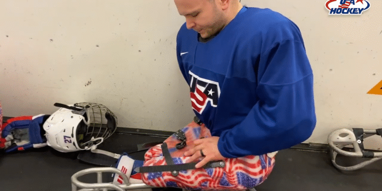 Nascido sem pernas, atleta do hóquei em trenó inspira com sua fé: ‘Precisamos refletir Jesus’