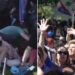 Manifestantes LGBT tentam impedir culto ao ar livre em parque nos EUA