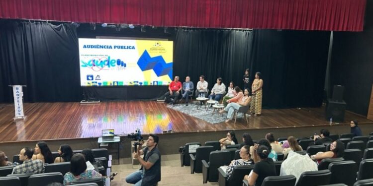 Prefeitura realiza audiência pública com foco na elaboração do Plano Municipal de Saúde de Porto Velho