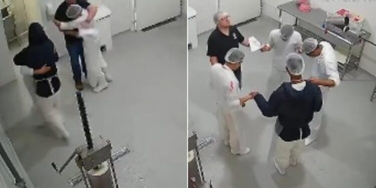 Funcionários fazem oração após conquista e vídeo emociona: ‘A fé em Deus nos ajudou’