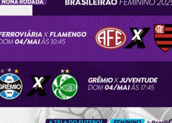 TV Brasil transmite dois jogos do Brasileirão Feminino neste domingo
