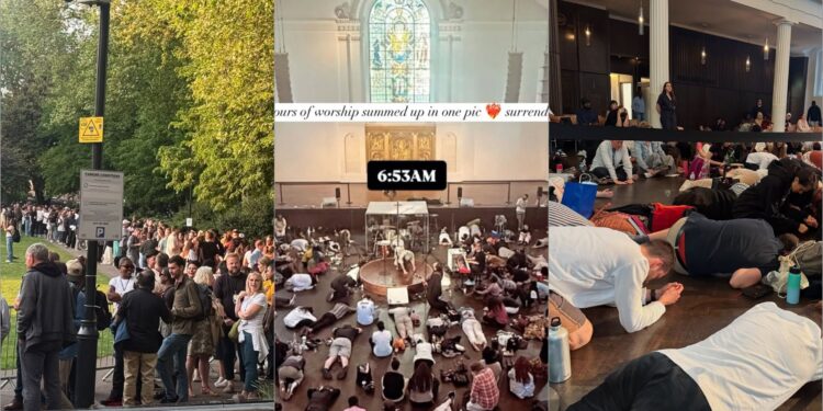 Vigília de oração em Londres com 2 mil jovens: ‘Presença de Deus’