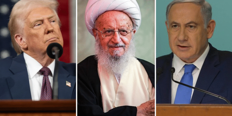 Irã emite ordem religiosa contra Trump e Netanyahu: “Inimigos de Alá”