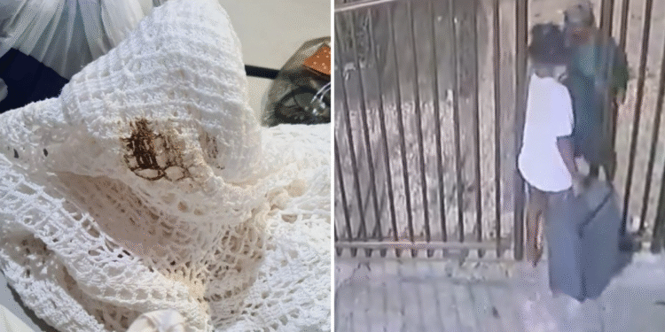 Após invadir igreja, criminosos defecam no templo e se limpam com tolha da mesa da ceia